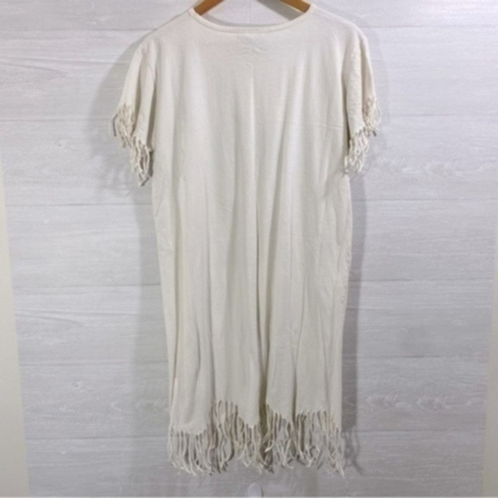 Disney Vintage 90s Parks Pocahontas Fringe Tshirt Dress size M - Picture 6 of 10